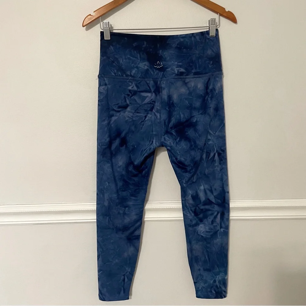 Beyond Yoga • smokeshow wave high waist long leggings blue sz L - Picture 4 of 8